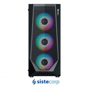 GABINETE SYX WAVETRECK MID-TOWER ATX VIDRIO T+FAN MC X3 (WAVETRECK-FAN) - Imagen 1