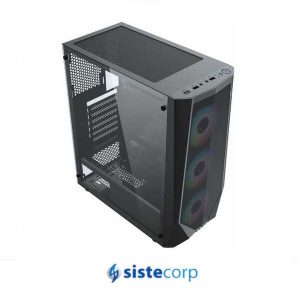 GABINETE SYX WAVETRECK MID-TOWER ATX VIDRIO T+FAN MC X3 (WAVETRECK-FAN) - Imagen 2