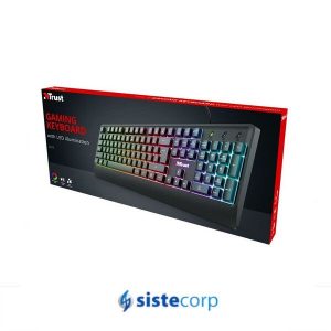 TECLADO GAMING ZIVA CON LED MULTICOLOR ESPAÑOL TRUST (24098) - Imagen 2