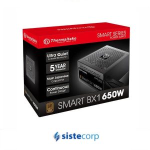 FUENTE SMART BX1 650W - 80 PLUS BRONZE THERMALTAKE (SPD-650AH2NKB) - Imagen 3