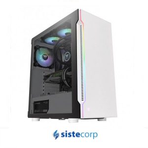 GABINETE H200 TG SNOW BLANCO - RGB THERMALTAKE (CA-1M3-00M6WN-00) - Imagen 1