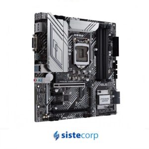 PLACA MADRE ASUS S1200 PRIME Z590-M PLUS BOX M-ATX (90MB1690-M0AAY0) - Imagen 2