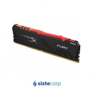MEMORIA DDR4 8GB KINGSTON 3600MHZ CL17 HYPERX FURY RGB (HX436C17FB3A/8) - Imagen 2