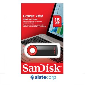 PENDRIVE USB 2.0 16GB CRUZER DIAL SANDISK - Imagen 2
