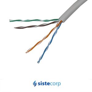 ROLLO CABLE UTP E-VIEW  CAT6E CCA 100M INTERIOR (CAT6 CCA 100M INTERIOR) - Imagen 1