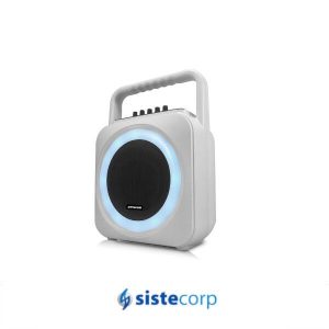PARLANTE PORTATIL SP3060 BLANCO BLUETOOTH USB/MICROSD MIC KARAOKE PANACOM - Imagen 1