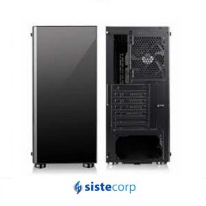 GABINETE V200 TG NEGRO - RGB C/ FUENTE 600W - 80 P THERMALTAKE (CA-3K8-60M1WG-01) - Imagen 1