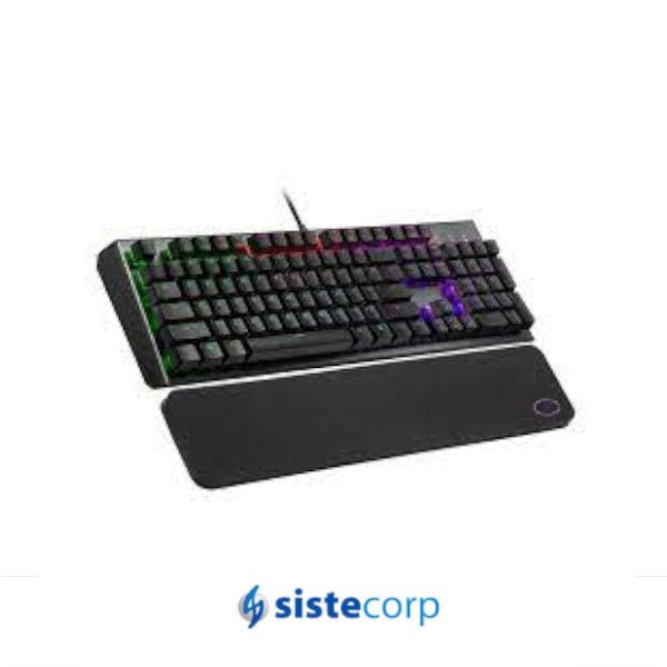 TECLADO MECANICO CK550 RGB RED SWITCH - SIN Ñ COOLER MASTER (CK-550-GKTR1-US)