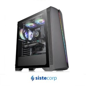 GABINETE H350 TG NEGRO - RGB THERMALTAKE (CA-1R9-00M1WN-00) - Imagen 1