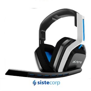 AURICULAR C/MIC LOGITECH ASTRO A20 WHITE/BLUE PS4 PC MAC (939-001877) - Imagen 2
