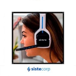 AURICULAR C/MIC LOGITECH ASTRO A20 WHITE/BLUE PS4 PC MAC (939-001877) - Imagen 3