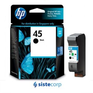 TONER ORIGINAL HP45A NEGRO INKJETCRTG,LAR HP (51645AL) - Imagen 1