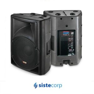 PARLANTE NOVIK EVO-300A/USB BT CAJA AMPLIF.15'' NEGRA 500W INYECTAD - Imagen 1
