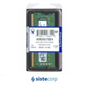 MEMORIA SODIMM DDR4 4GB KINGSTON 2400 CL17 KVR - Imagen 1