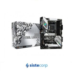 PLACA MADRE (AM4) B550 STEEL LEGEND ASROCK (90-MXBDF0-A0UAYZ) - Imagen 1