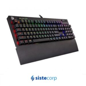 TECLADO GAMING NEPTUNE ELITE NEGRO RGB ESPAÑOL THERMALTAKE (KB-NER-TBBRSP-01) - Imagen 1
