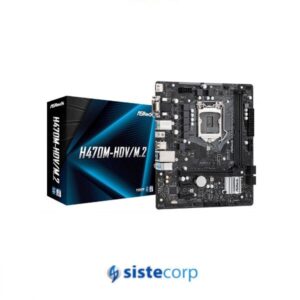 PLACA MADRE (1200) H470M-HDV/M.2 ASROCK (90-MXBG80-A0UAYZ) - Imagen 1