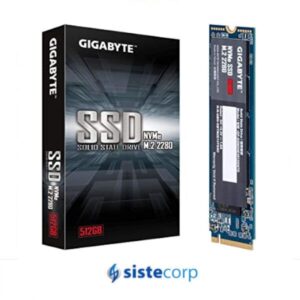 DISCO SOLIDO SSD M.2 512GB GIGABYTE NVME BOX (GP-GSM2NE3512GNTD) - Imagen 1