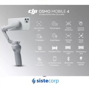 ESTABILIZADOR DJI OSMO MOBILE 4 VIDEOS Y FOTOS FUNCION PANORAMICA DISEÑO MAGNETICO  (RCDJI031) - Imagen 2