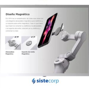 ESTABILIZADOR DJI OSMO MOBILE 4 VIDEOS Y FOTOS FUNCION PANORAMICA DISEÑO MAGNETICO  (RCDJI031) - Imagen 3