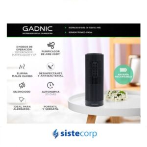 OZONIZADOR / PURIFICADOR DE AIRE GADNIC / MOD OZONO01B - Imagen 3