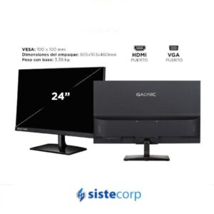 MONITOR GADNIC 24 GAMER G4D41N-F FULL HD 1080P 75 HZ
MONITOR GADNIC GAMER G4D41N DE 24 PULGADAS 
FRECUENCIA DE ACTUALIZACION  MON00121 - Imagen 1