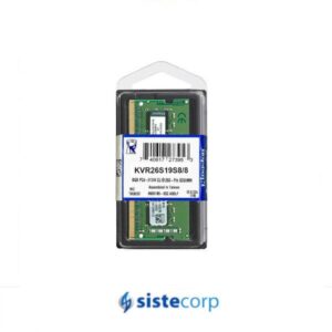 MEMORIA SODIMM DDR4 8 GB 2666MHZ CL19 KINGSTON (KVR26S19S8/8) - Imagen 1