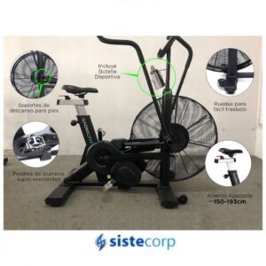 BICICLETA FIJA GADNIC DE AIRE AIR BIKE FITNES11 - Imagen 1
